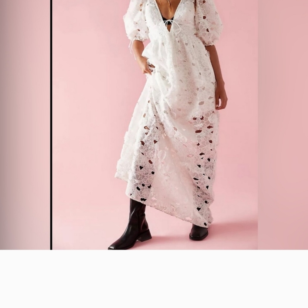 For Love & Lemons Leighton maxi dress FREE PEOPLE COLAB - Picture 4 of 8